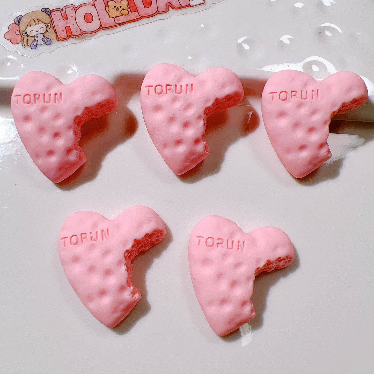 （5pic for 1bag）Cutie Food Diy Resin Charms（pack Offline）