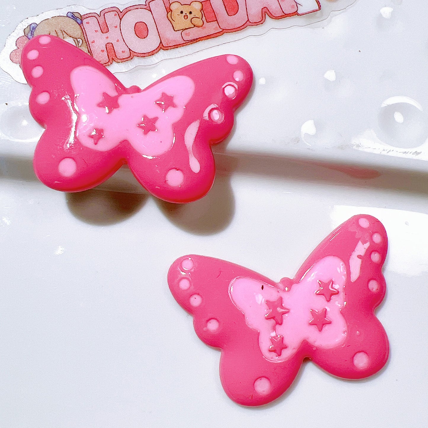 （5pic for1bag）Cutie butterfly diy charms（pack offline）