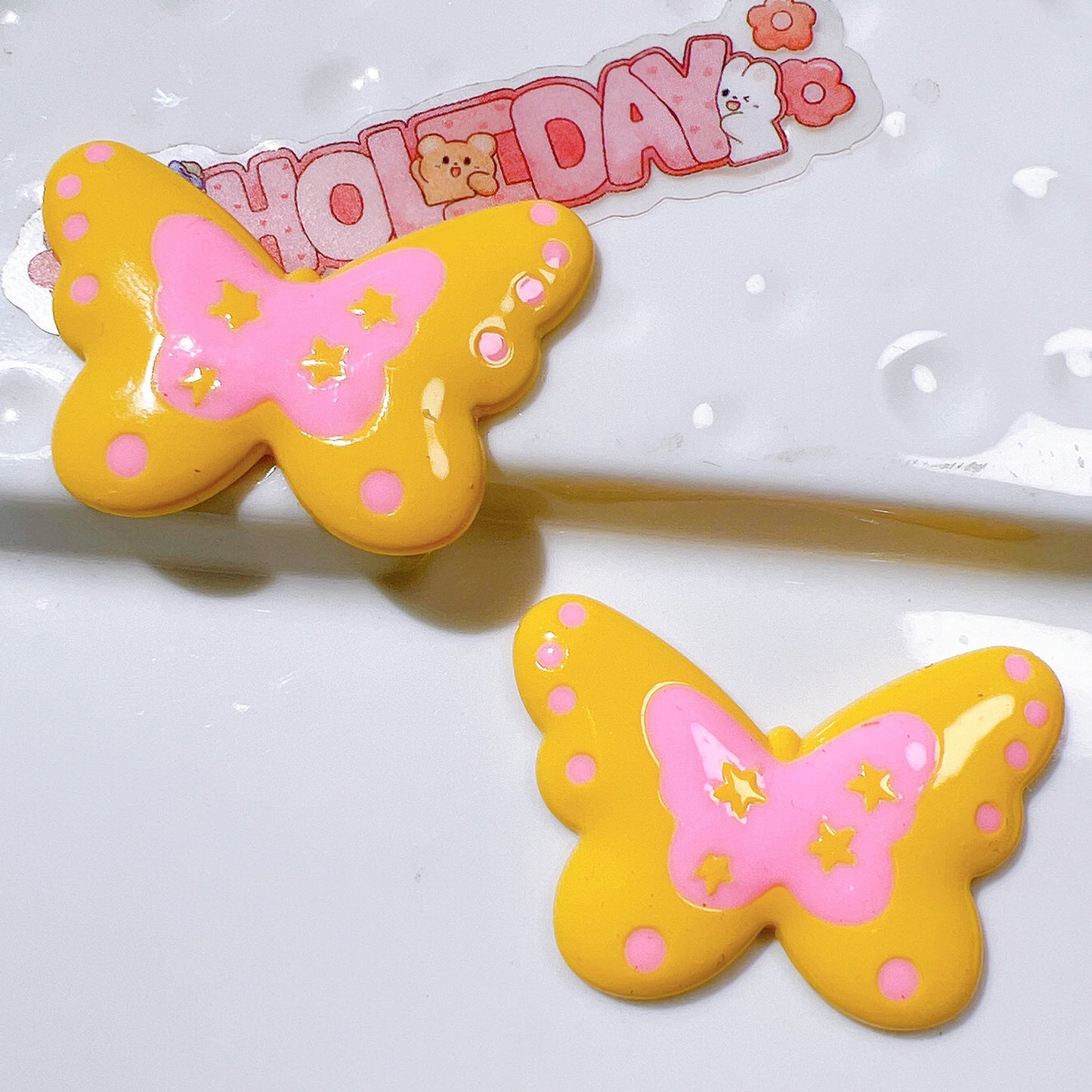 （5pic for1bag）Cutie butterfly diy charms（pack offline）