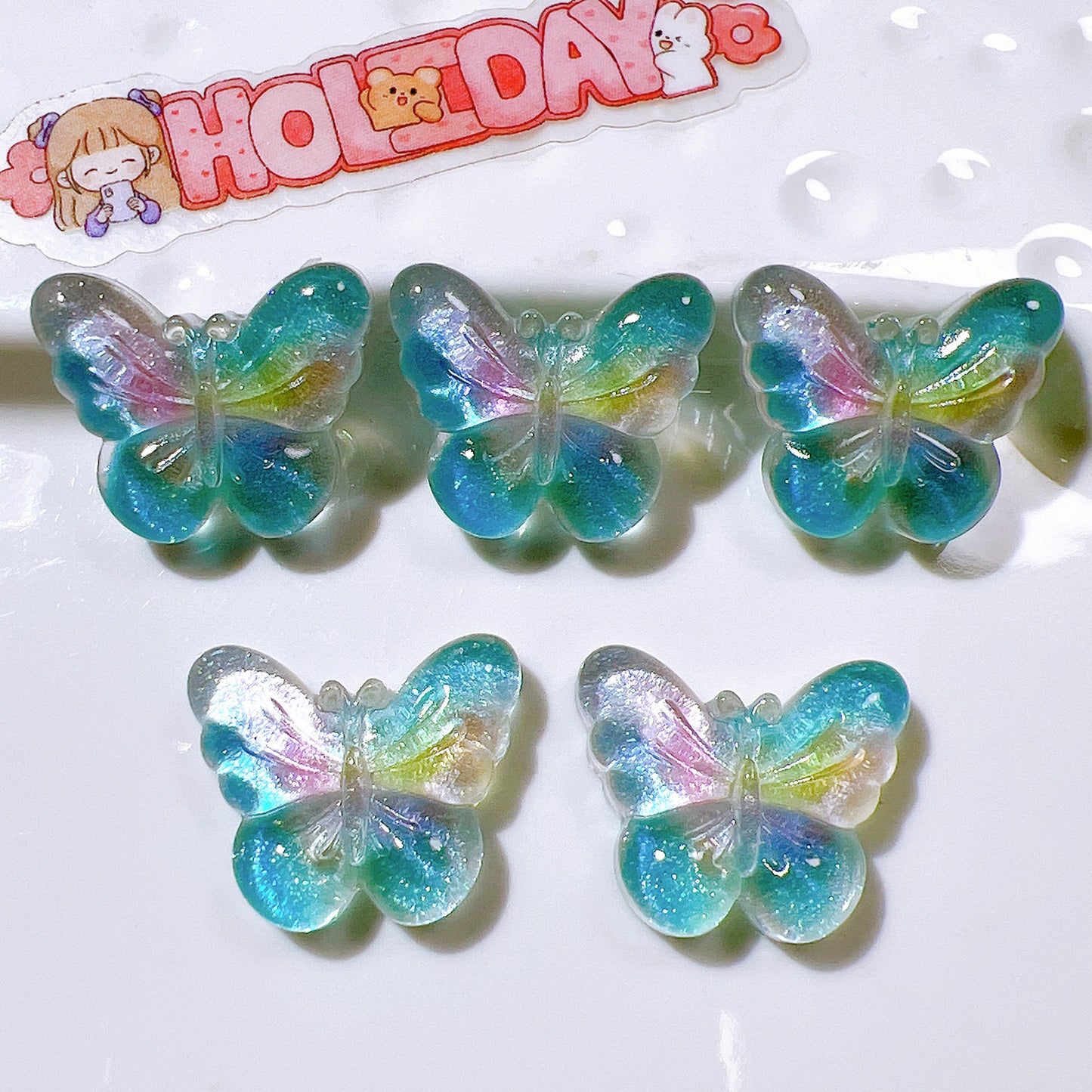 （5pic for1bag）Cutie annimal diy resin charms（pack offline）