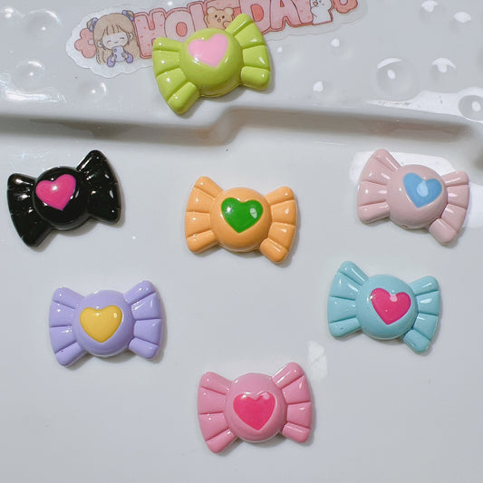 （5pic for 1bag）Cutie  Love Candy Diy Resin Charms （pack Offline）