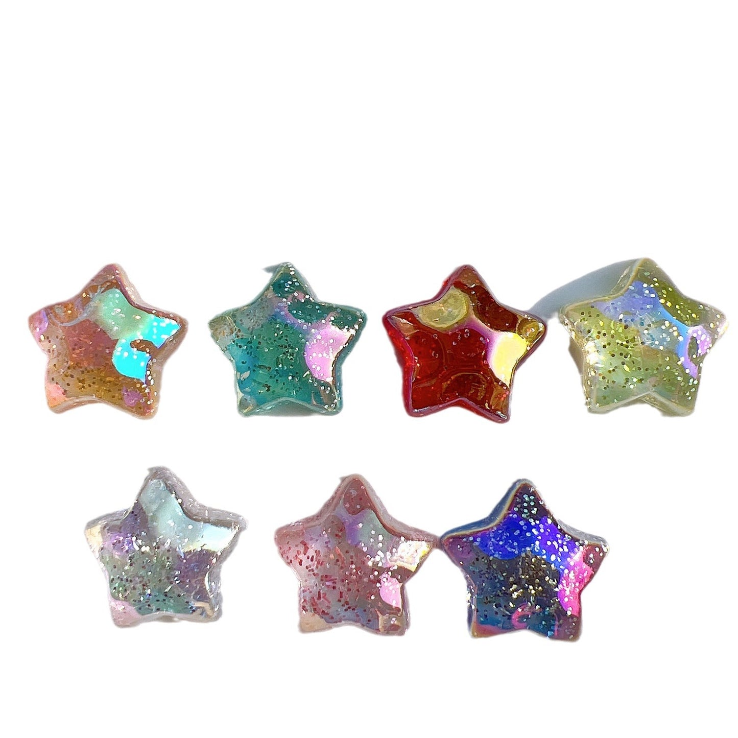 (5picfor1bag) Cutie Acrylic Star  Diy Charms Acrylic Star (Pack Offline)