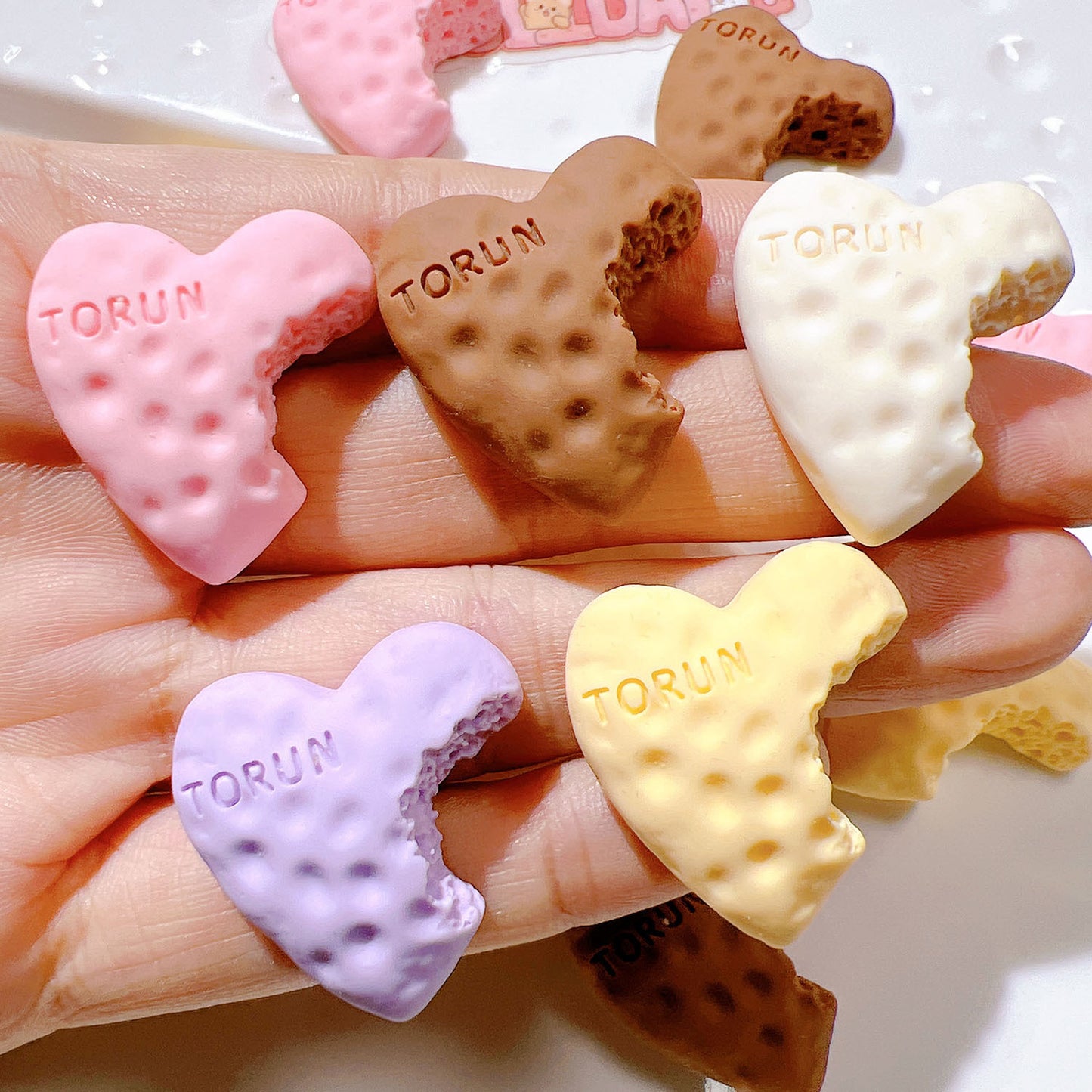 （5pic for 1bag）Cutie Food Diy Resin Charms（pack Offline）