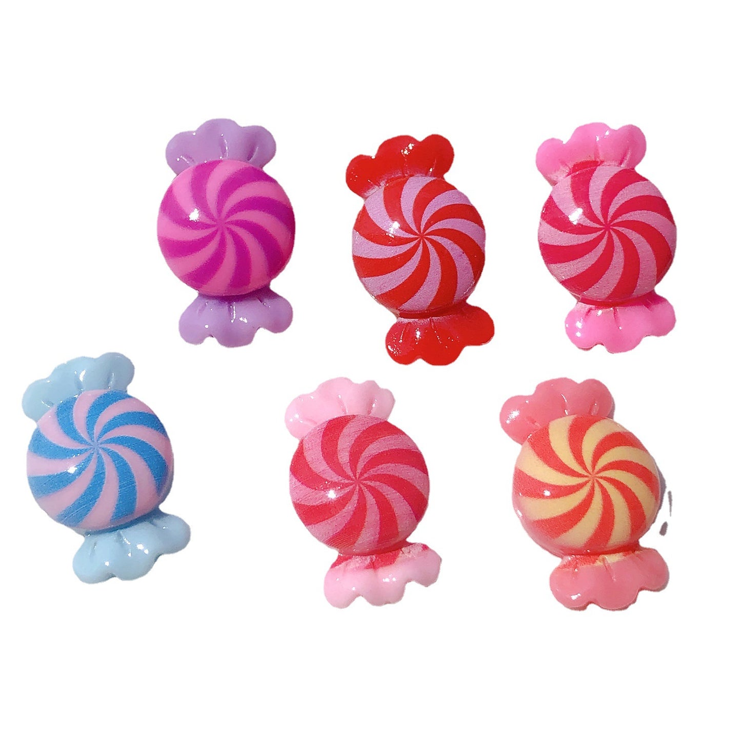 (5picfor1bag) Cutie Diy Resin Charms  Glossy Candy (Pack Offline)