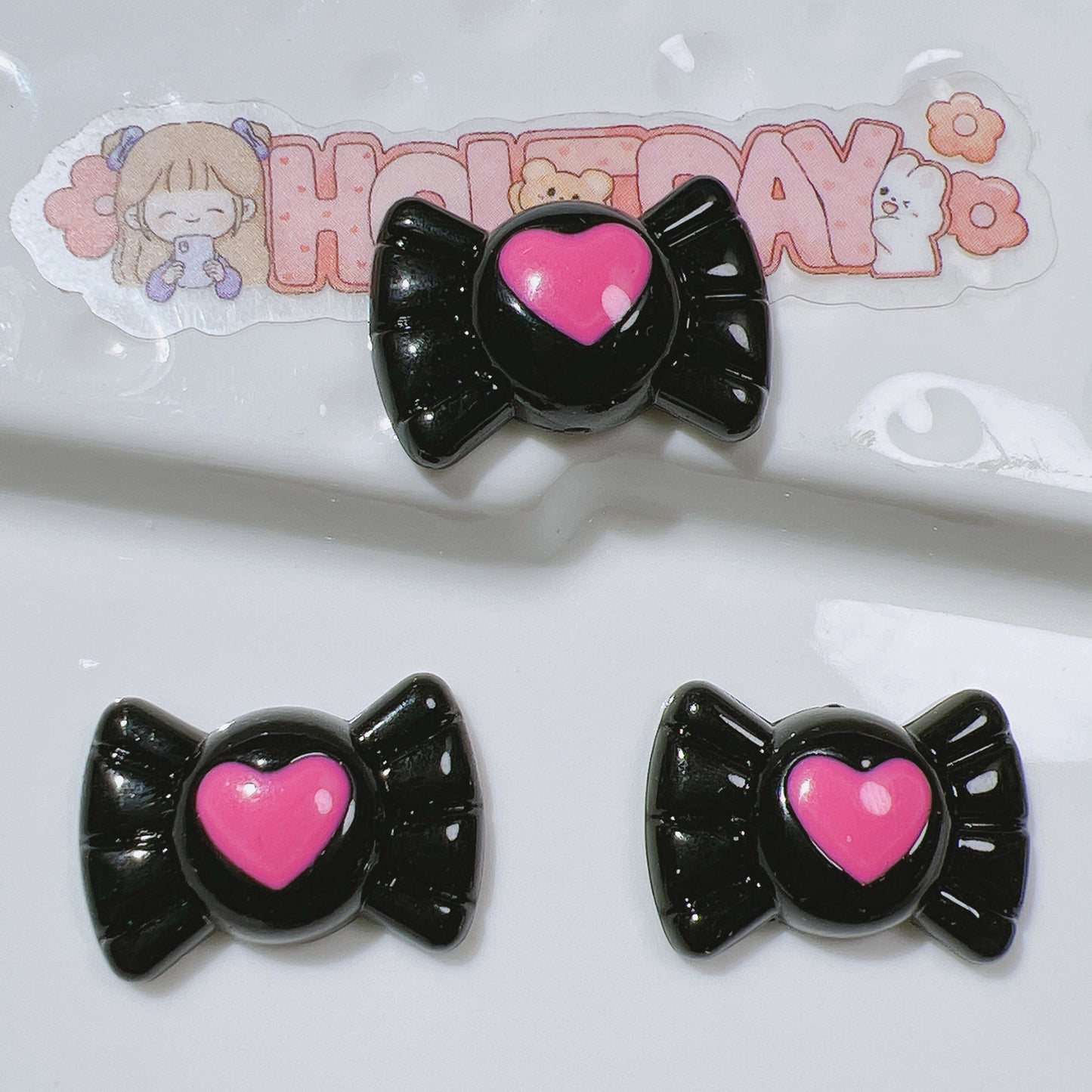 （5pic for 1bag）Cutie  Love Candy Diy Resin Charms （pack Offline）