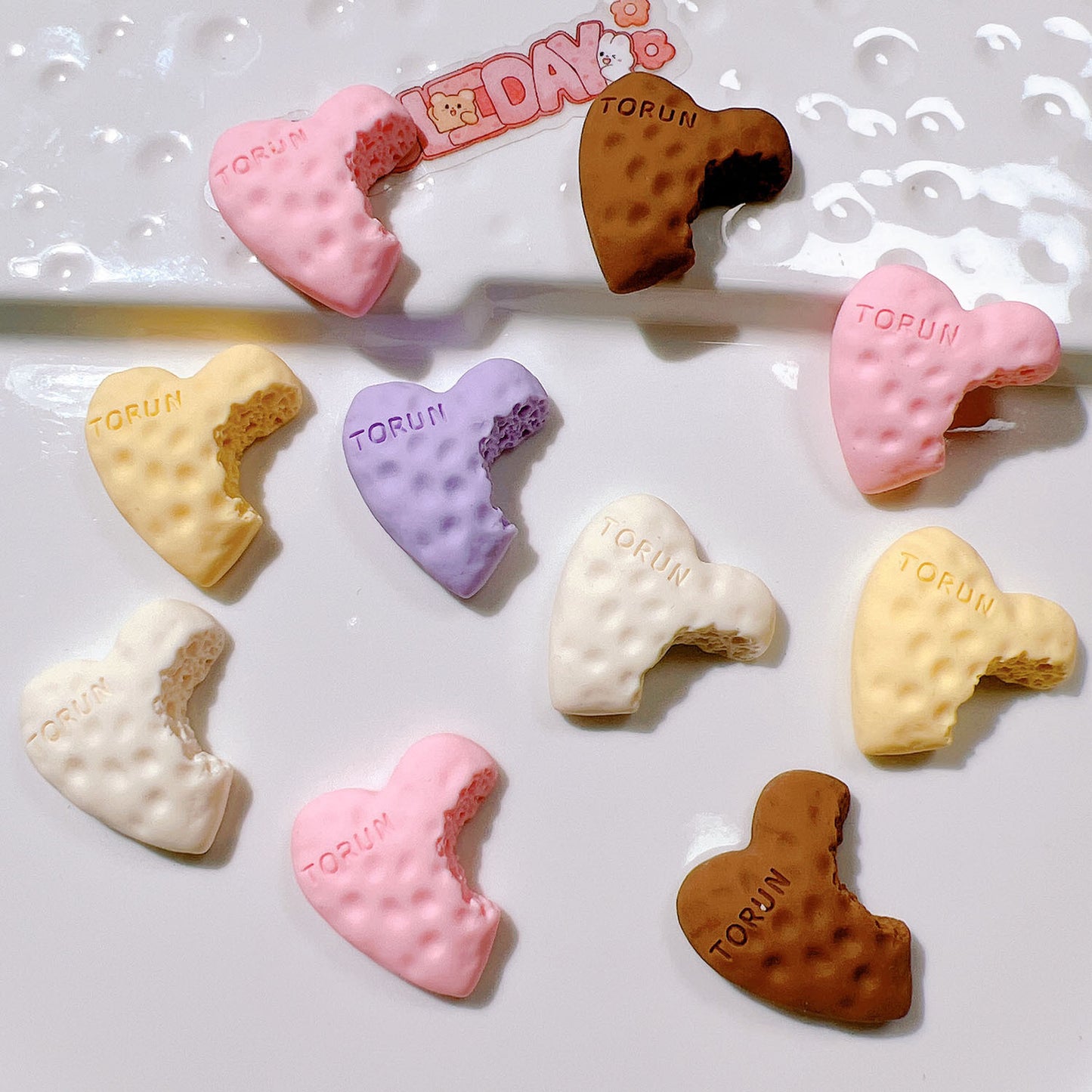 （5pic for 1bag）Cutie Food Diy Resin Charms（pack Offline）