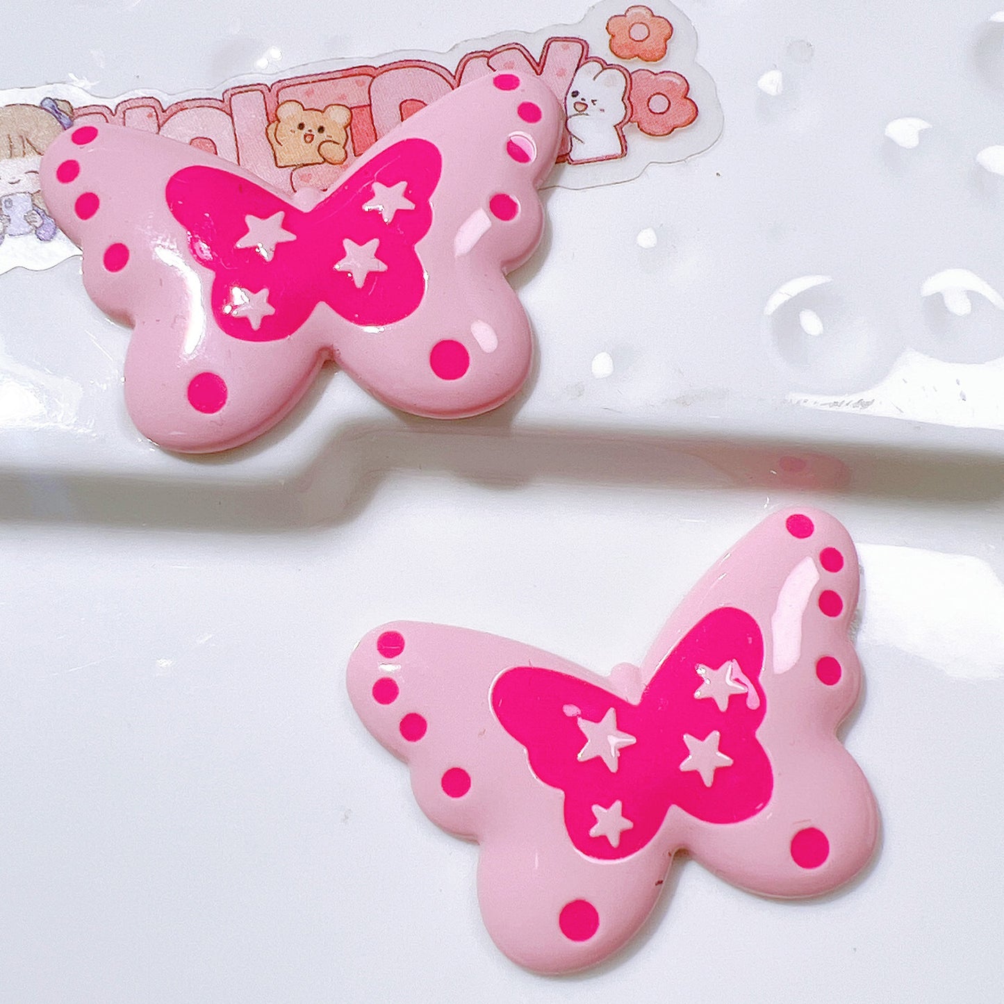 （5pic for1bag）Cutie butterfly diy charms（pack offline）