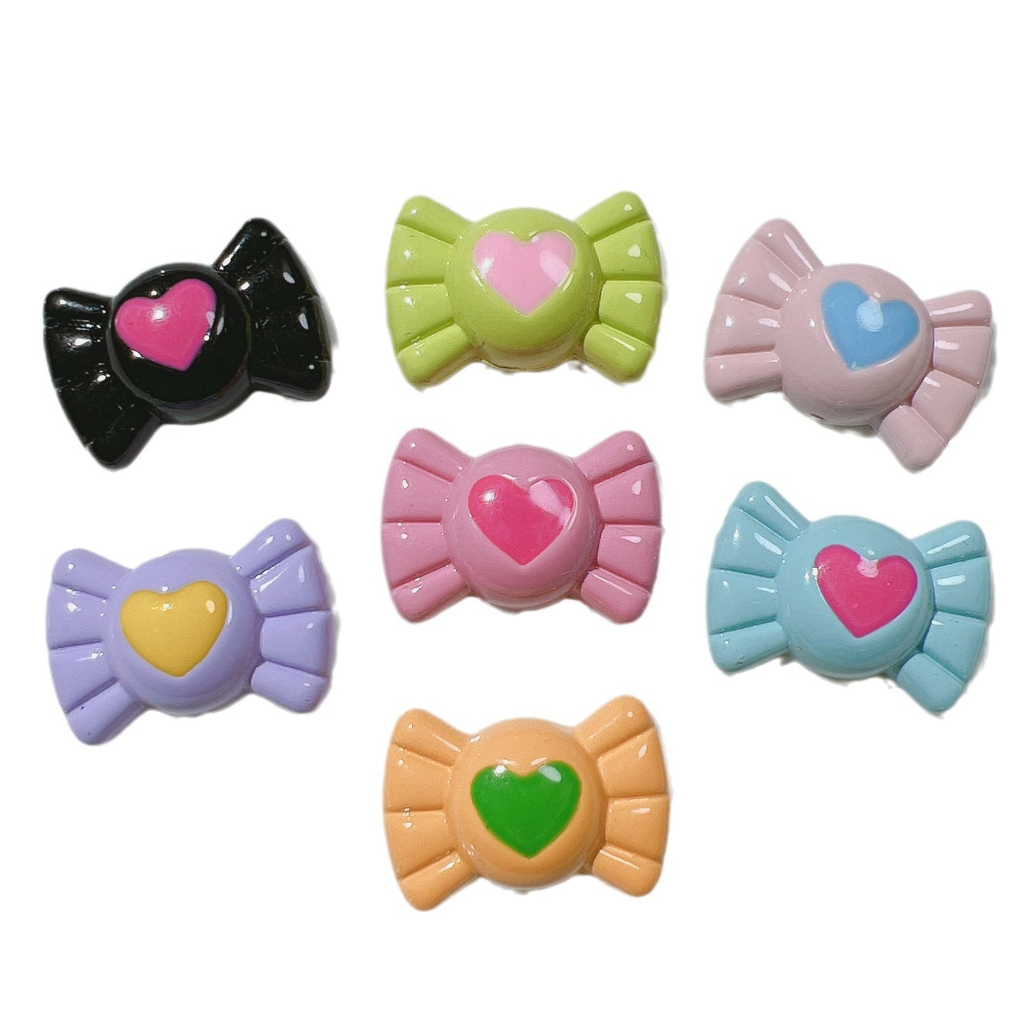 （5pic for 1bag）Cutie  Love Candy Diy Resin Charms （pack Offline）