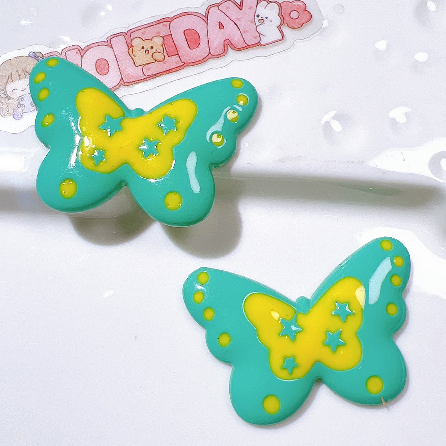 （5pic for1bag）Cutie butterfly diy charms（pack offline）