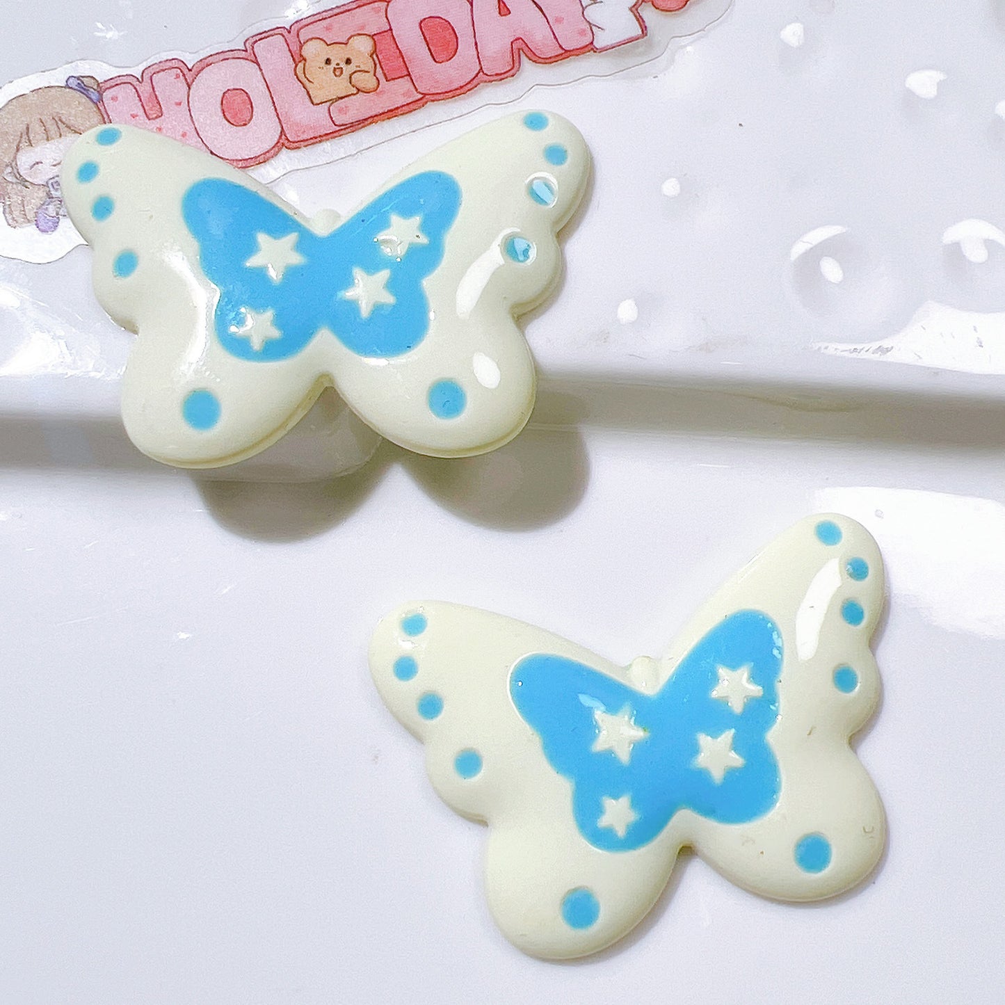 （5pic for1bag）Cutie butterfly diy charms（pack offline）