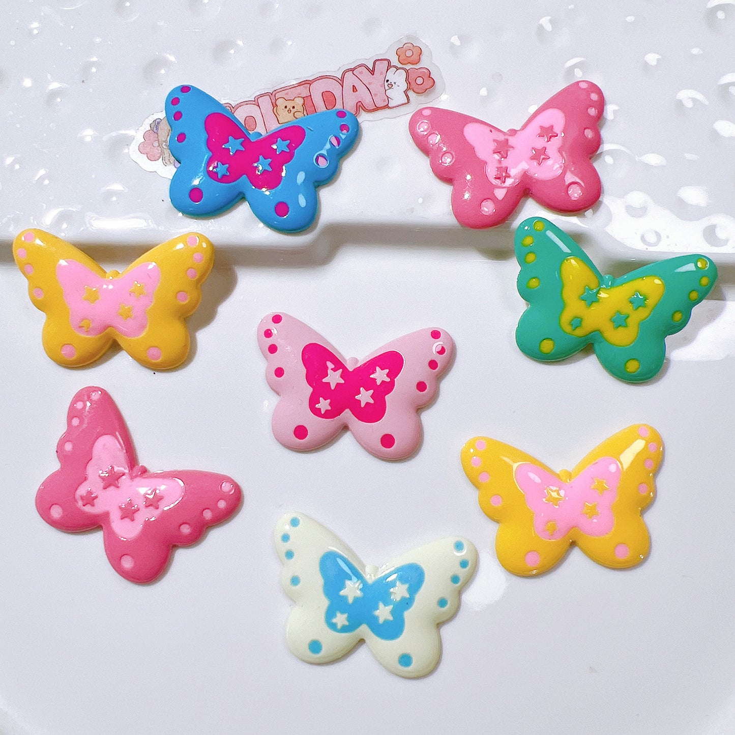 （5pic for1bag）Cutie butterfly diy charms（pack offline）